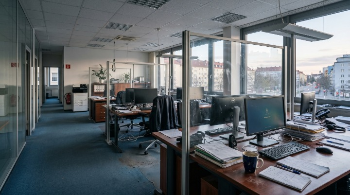 Vorher — Büroreinigung